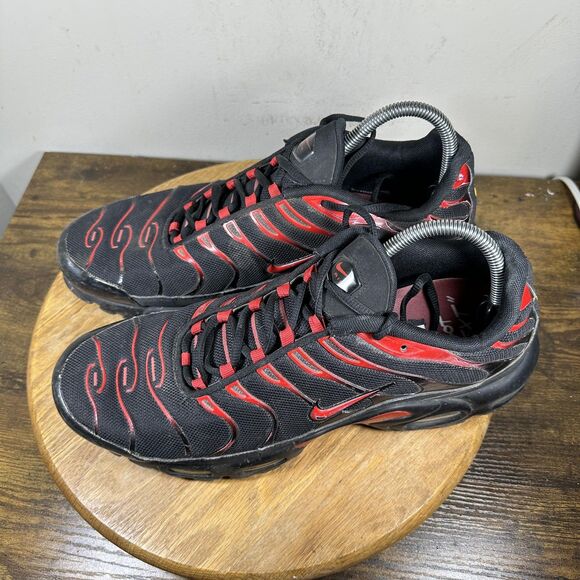Nike Air Max Plus TN Shoes Mens Size 13 Black Red CU4864-001 Tuned Air Sneakers main image 5